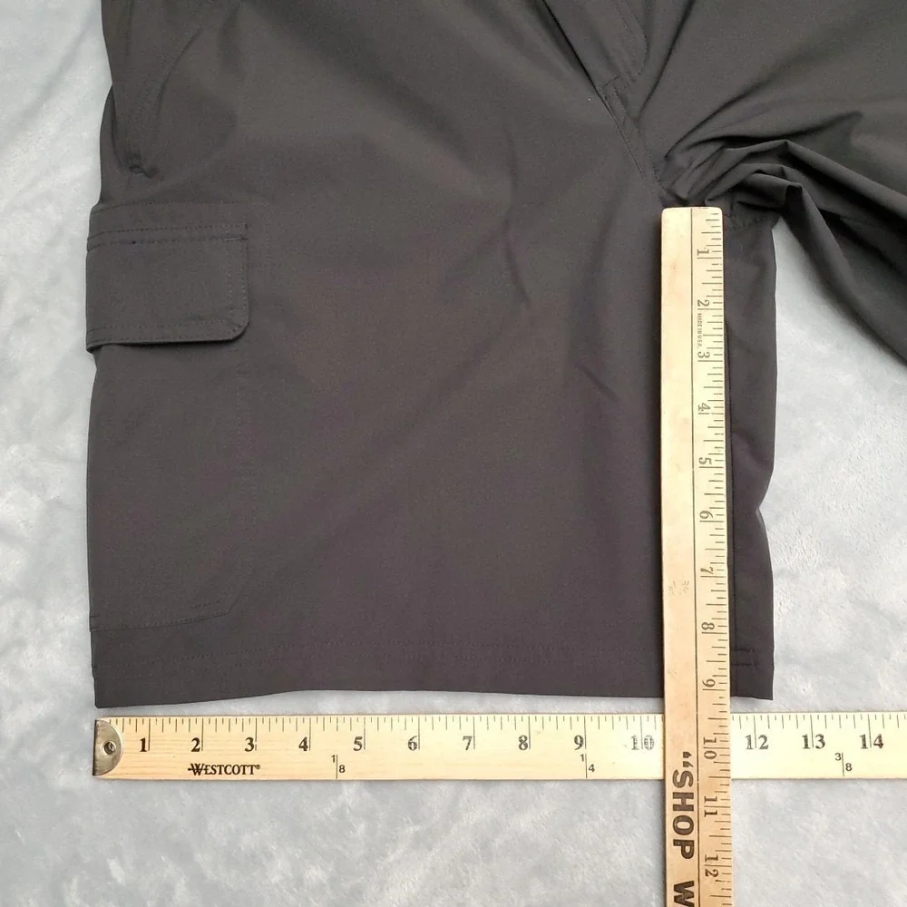 Orvis Shorts Mens 32 Black Cargo Lightweight Active Travel Hike Comfort Techwear